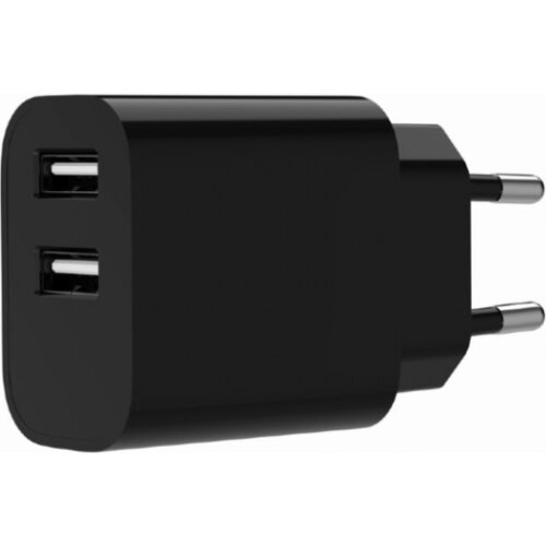 Gembird TA-UC-2A12-01-BK 2-port univerzalni usb punjac, 2.4 a, black 12W Cene
