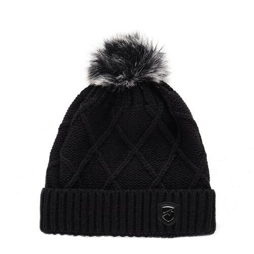 Alpine pro Warm hat with pompom GODERE black Cene