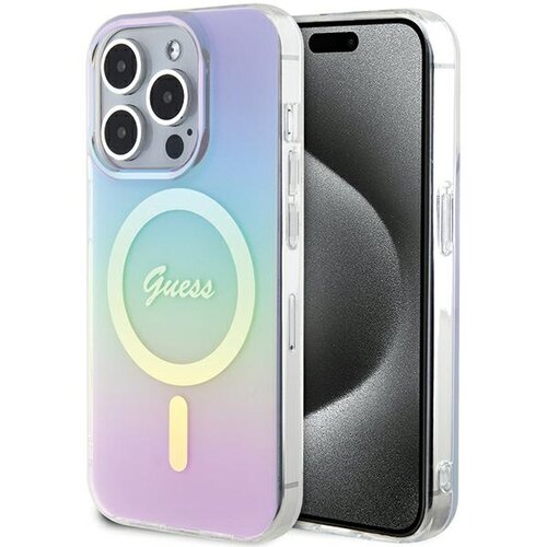 Guess HARDCASE OVITEK ZA IPHONE 15 PRO ZA MAGSAFE IML IRIDESCENT MODERN, (5000014970) Cene