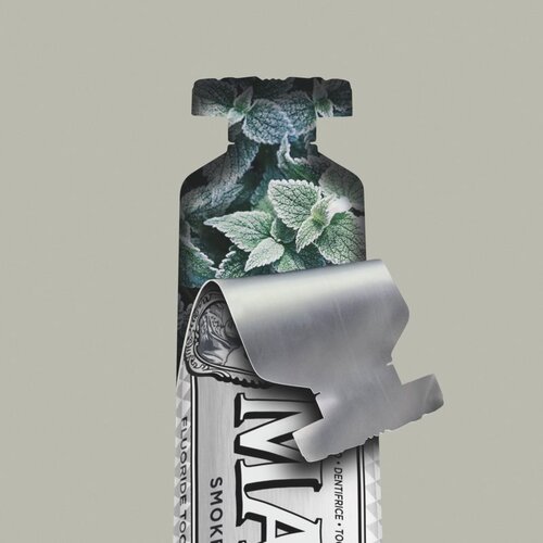 Marvis Whitening Mint Smokers zobna pasta 85 ml Slike