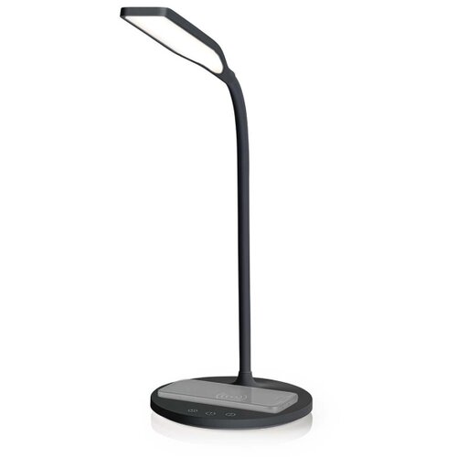 Nedis LTLGQ4M2BK - Prigu&amp;scaron;iva lampa sa bežičnim Qi punjenjem, LED/5,5W/230V 2700-6500K Slike