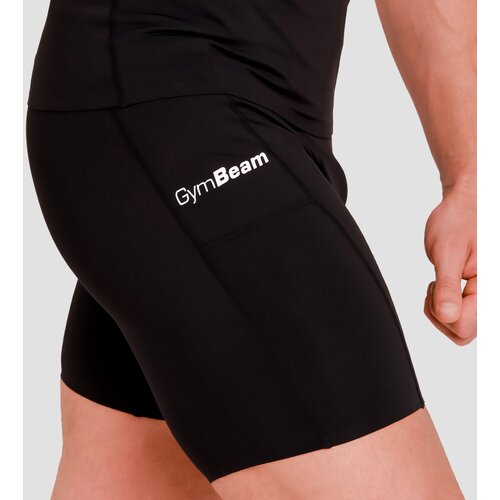 GymBeam Kompresijske kratke hlače High Black Slike
