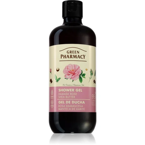 Green Pharmacy Body Care Damask Rose & Shea Butter nežni gel za prhanje 500 ml