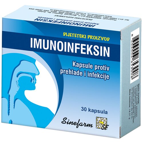 Sinefarm Kapsule protiv prehlade i infekcije Imunofeksin 30/1 Slike