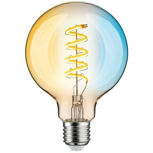 PAULMANN LED Smart žarulja (E27, Može se prigušiti, Neutralno bijelo, 600 lm, 7,5 W, G95, Okrugli) Cijene