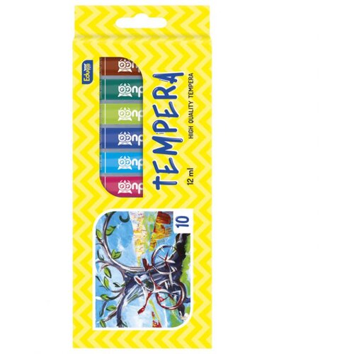 Boja TEMPERA 12ML ALUMINIJSKA TUBA 10/KARTON EDUCA BLISTER Cene