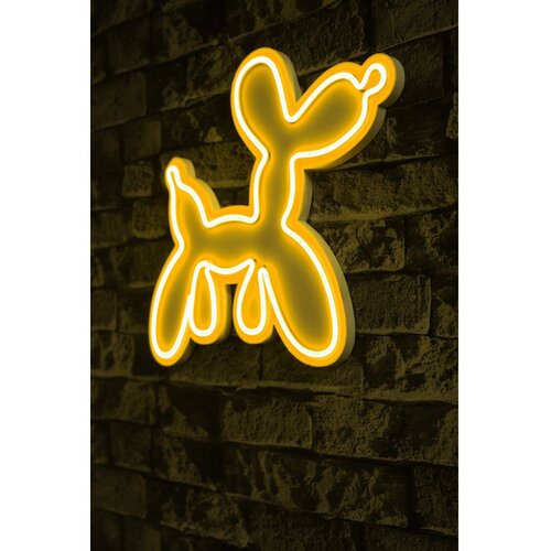 Wallity Dekorativna plastična LED rasveta Balloon Dog Yellow Slike