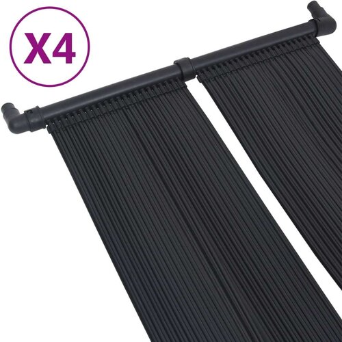  Solarna ploča za grijanje bazena 4 kom 80 x 310 cm Slike