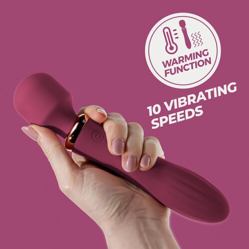 Crushious masažni vibrator - Jinx, crvena Slike