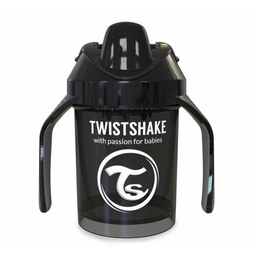 Twistshake mini cup 230ML 4 m black Slike