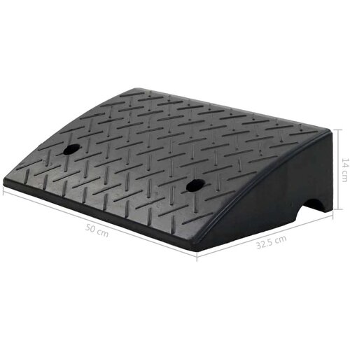 VidaXL Rampa za rubnik od gume 50 x 32,5 x 14 cm Slike