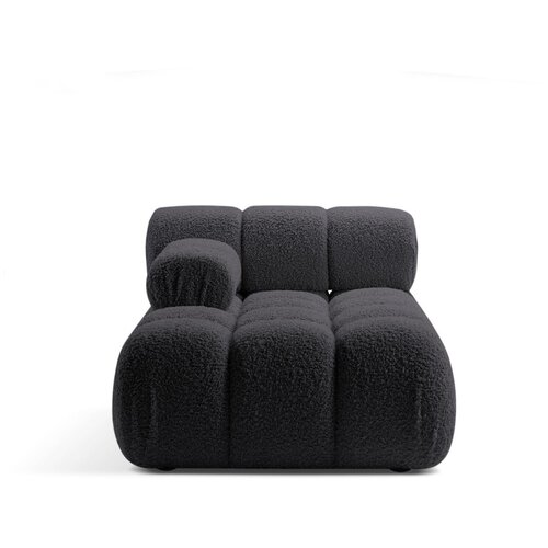 Micadoni Antracitno siv modul za sedežno garnituro iz tkanine boucl&amp;eacute; (levi kot) Bellis &amp;ndash; Home Slike