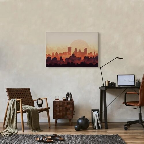  Slika - Heat of the City (1 Part) Wide 60x40 Akustična Slike