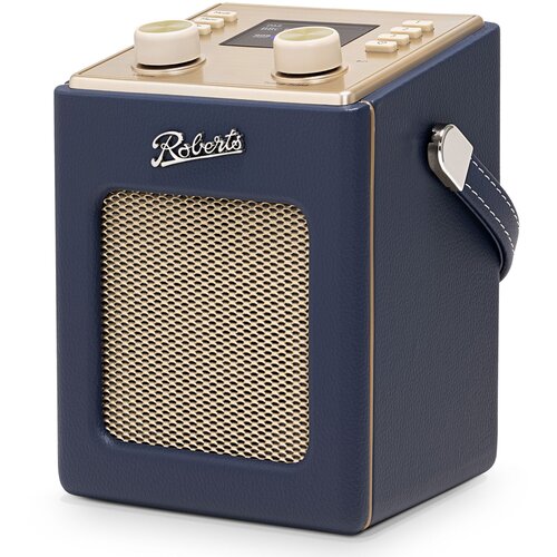 Roberts Revival Mini 2 v nočno modri z barvi DAB+/FM radio Bluetooth avdio pretakanjem. Slike