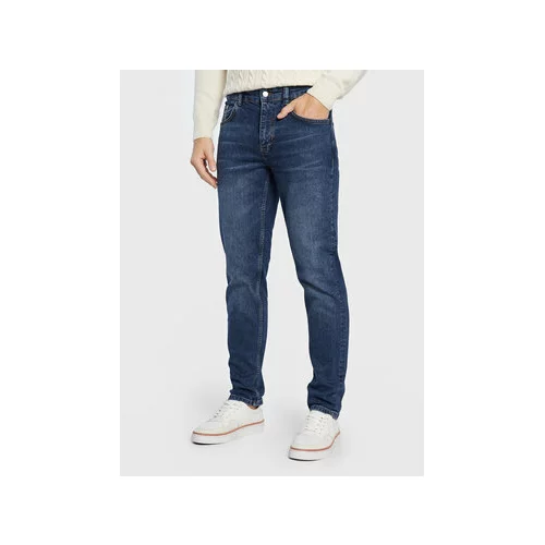 Casual Friday Jeans hlače Karup 20504344 Mornarsko modra Regular Fit