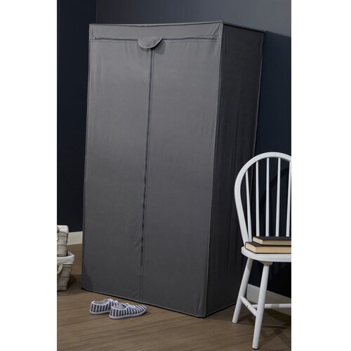 Premier Housewares Siva tekstilna garderobna omara 90x160 cm Dara &amp;ndash; Slike