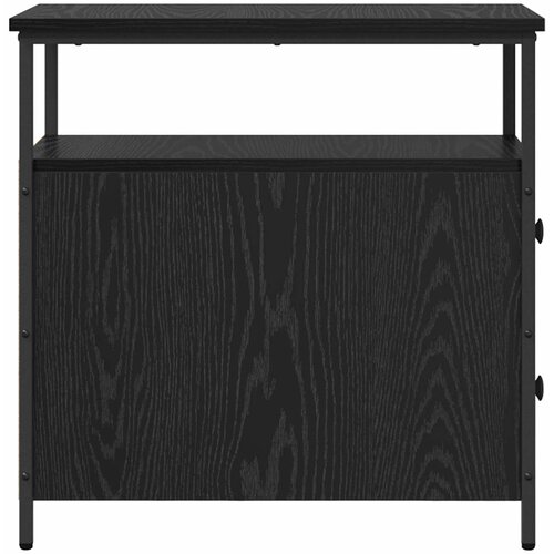  Noćni ormar Crni hrast 30 x 60 x 60 cm Konstruirano drvo Slike