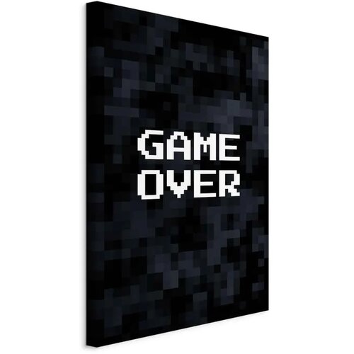  Slika - Pixel Game Over 60x90 Na talijanskom platnu Cene