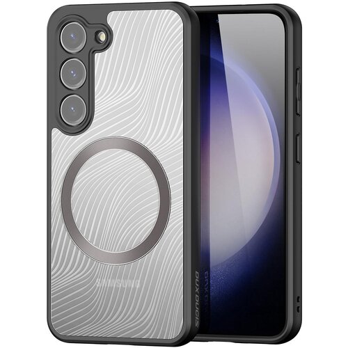 INORCO Za Samsung Galaxy S23 Nano Electroplating Litchi Texture Cover TPU ovitek za telefon iz pravega usnja, (22035657) Slike