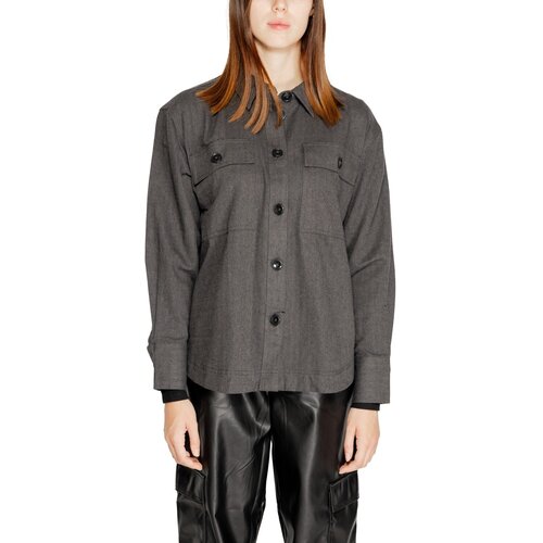 Jacqueline_de_yong Srajce & Bluze Jdypaula Life L/S Loose Wvn 15329716 Črna Cene