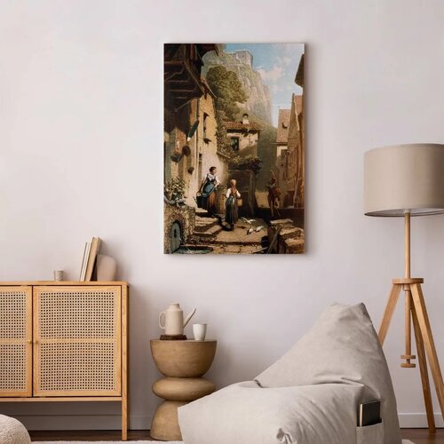  Slika - Carl Spitzweg &amp;ndash; Im Dachst&amp;uuml;bchen 20x30 Premium Print Slike