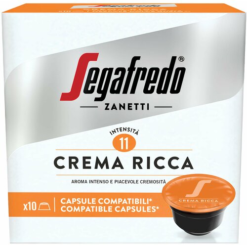 Segafredo Zanetti kapsule Crema Ricca 10/1 Cene