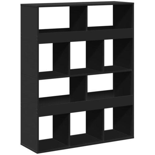 Maison Chic Knjižna omara - Knjižni regal črna 100x33x125,5 cm inženirski les, (21725887) Cene