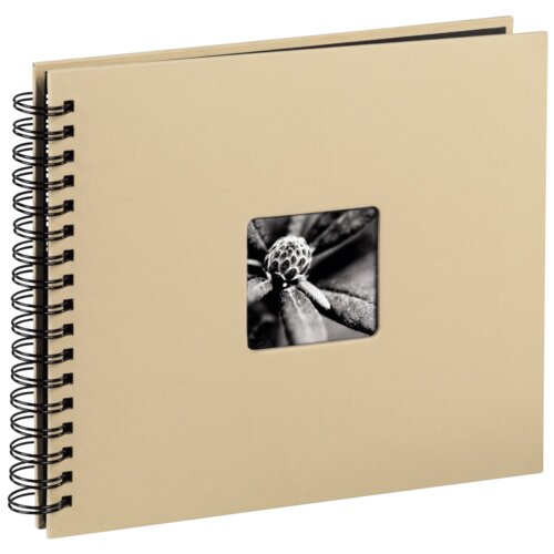 Hama fine art spiral taupe 28x24 50 black pages 113681 Slike