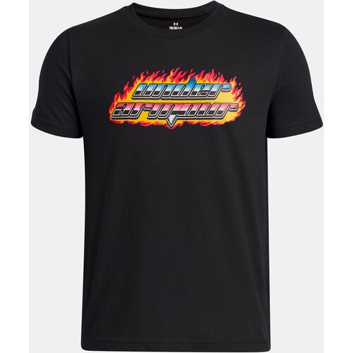 Under Armour Boys&amp;#039; T-shirt UA Flame WM SS-BLK - Boys Slike