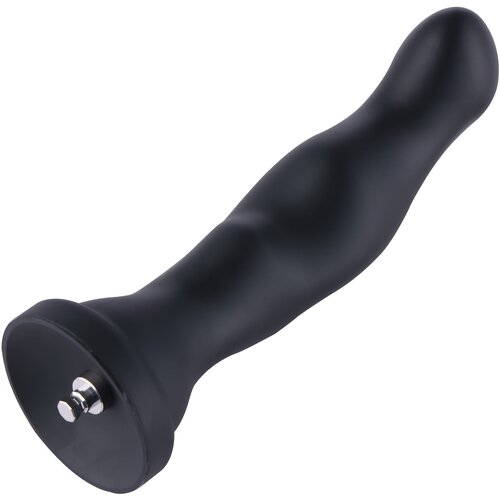 HiSmith HSA60 Bird&amp;#039;s Head Silicone Anal Dildo KlicLok 21.6cm Black Slike