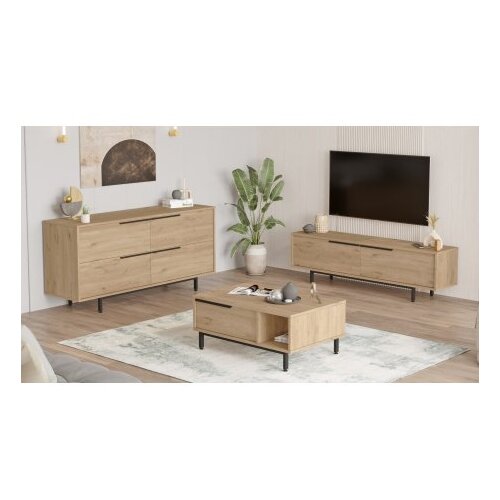 Hanah home ON20-S oak living room furniture set Cene