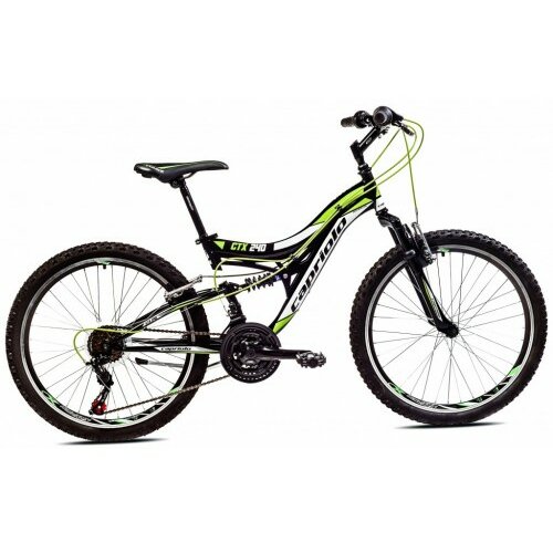 Capriolo mountain bike ctx 240 24 crna i zelena 15 Slike