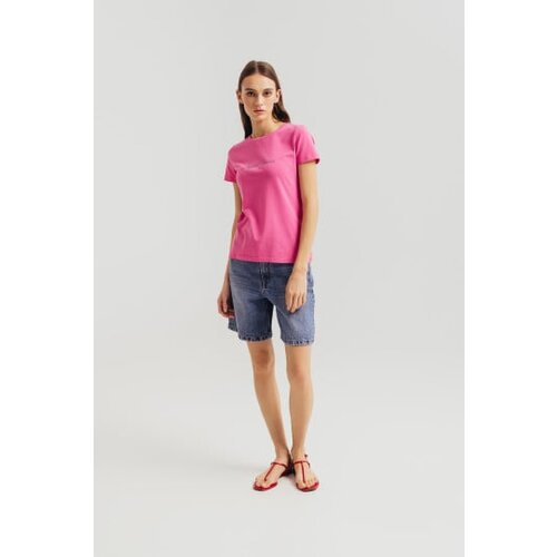 Legendww ciklama ženska majica sa cirkonima i legend jeans natpisom 7346-9156-13 Slike