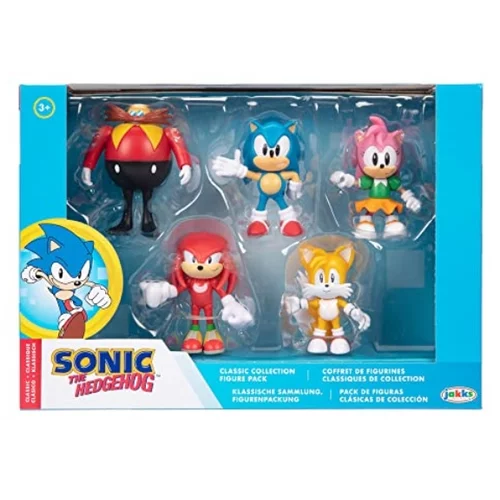 POZZI Jakks Pacific Ltd Pack 5 figuric Sonic 6cm, (20839024)