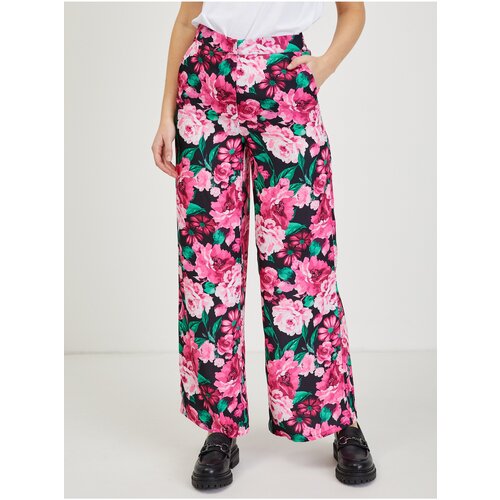 Orsay Pink Women&amp;#039;s Flowered Trousers - Women Slike
