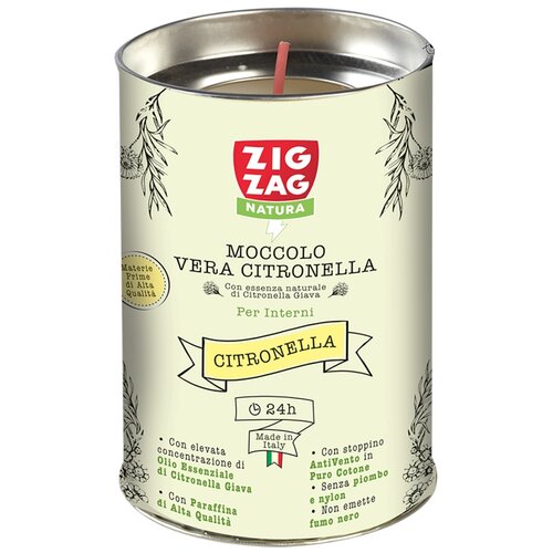 Zig Zag sveća protiv komaraca Citronela 100g 24h Slike