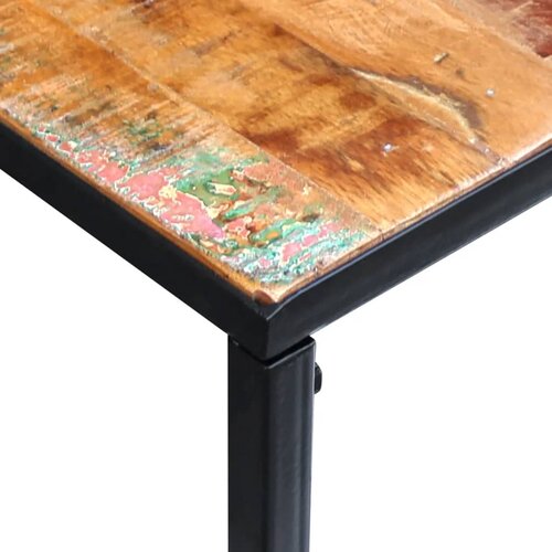  Konzolni stol od masivnog obnovljenog drva 110 x 35 x 76 cm Slike