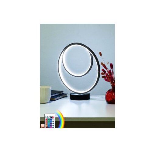 Opviq stona lampa cezanne black multicolor light Slike