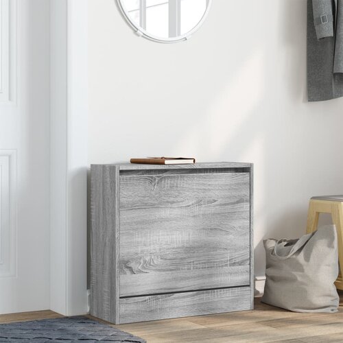  za cipele boja hrasta 60x21x57 cm konstruirano drvo Slike
