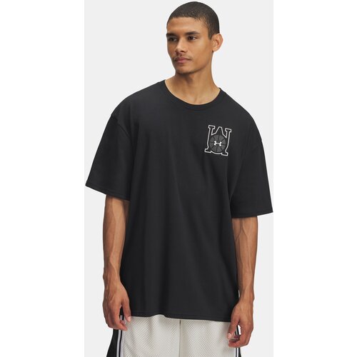 Under Armour Men's T-shirt UA M HWT OS Hoops Courtside-BLK - Men's Cijene