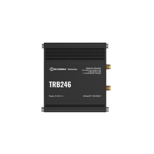 Teltonika TRB246 LTE Cat 4 Gateway, 1xFE, 3xI/Os, 2xSIM, 1xLTE, 1xGNSS ( 6403 ) Cene