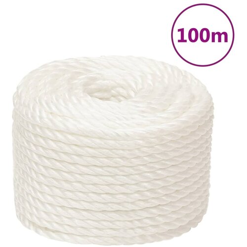vidaXL Delovna vrv bela 14 mm 100 m polipropilen Cene