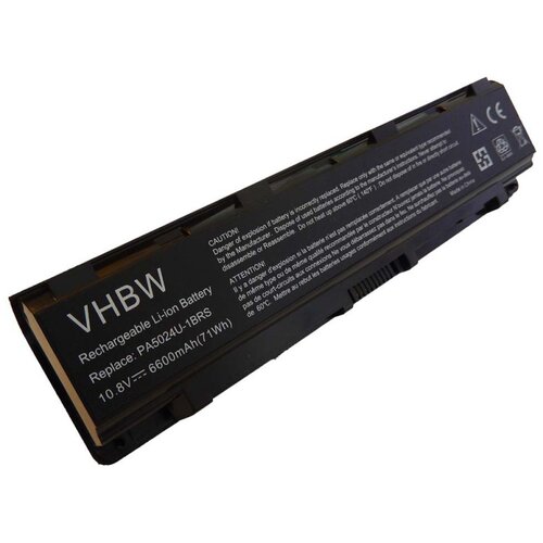 VHBW Baterija za Toshiba Satellite C800 / L850 / M840 / P840, 6600 mAh Slike