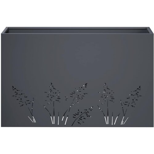  Vrtna saksija 2 kom. Antracit 80 x 20 x 49 cm Čelična vrata Slike