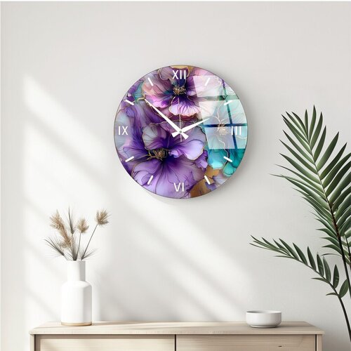 Wallity Dekorativni zidni sat Huhu341, 40x40 cm Cene