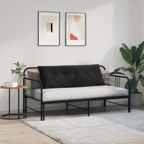  Jastuk za leđa Crna 140 x 50 cm Kordura tekstil Slike