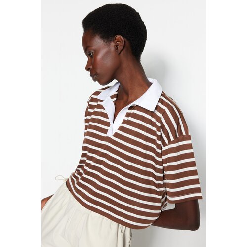 Trendyol T-Shirt - Brown - Relaxed fit Slike
