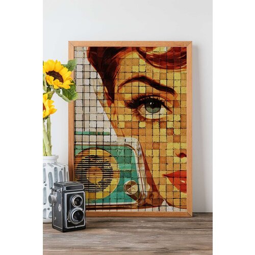 Wallity uramljena slika Popmosaıc24, 33x48 cm Cene