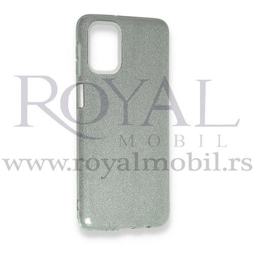  silikonska futrola pvc shine za iphone 7 srebrna Slike