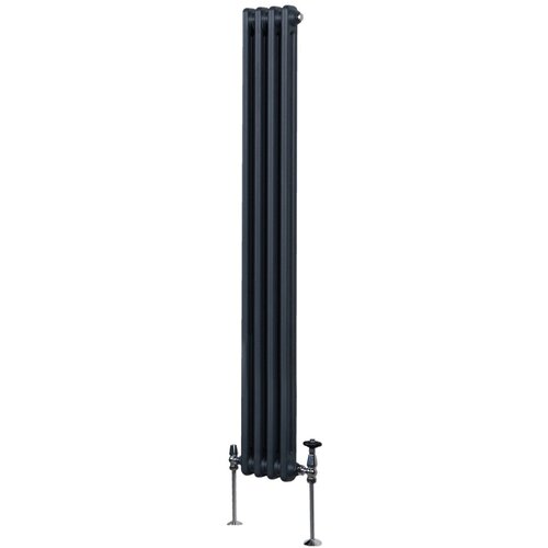 Monster tradicionalni radiator z 2 stolpcema - 1800 x 202 mm - antracitno siva, (21569875) Cene